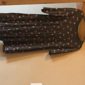 Old Navy gray floral dress